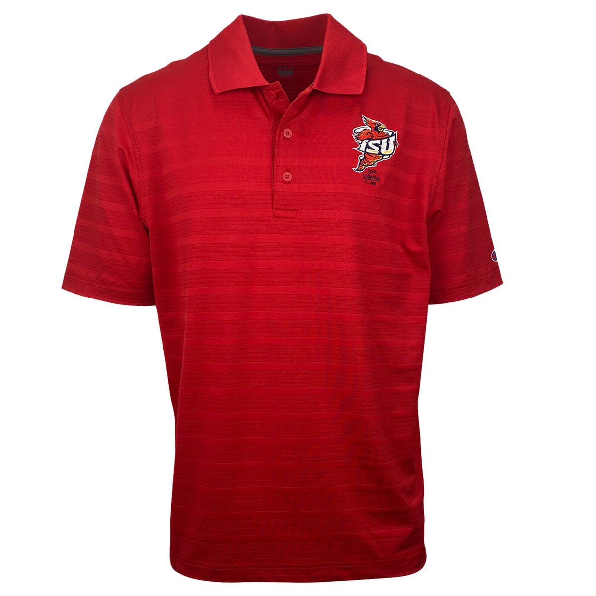 Champion® Punching Cy Cardinal Tonal Striped Polo